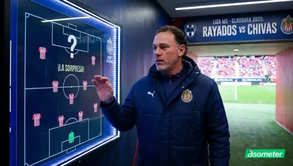 Alineación de Chivas vs Rayados: las sorpresas de Milito
